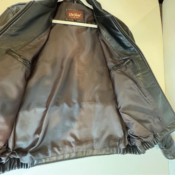 J Park Collection Men’s Lambskin Leather Coat Size L - Picture 14 of 17